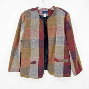 Willow Ridge Colorful Checkered Blazer